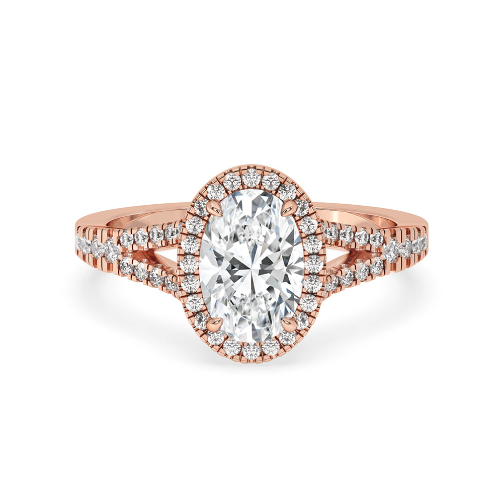 Split Shank Engagement Ring