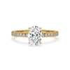 Oval Pave Engagement Ring