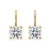 Dangle diamond earrings with sparkling stones for an elegant look.