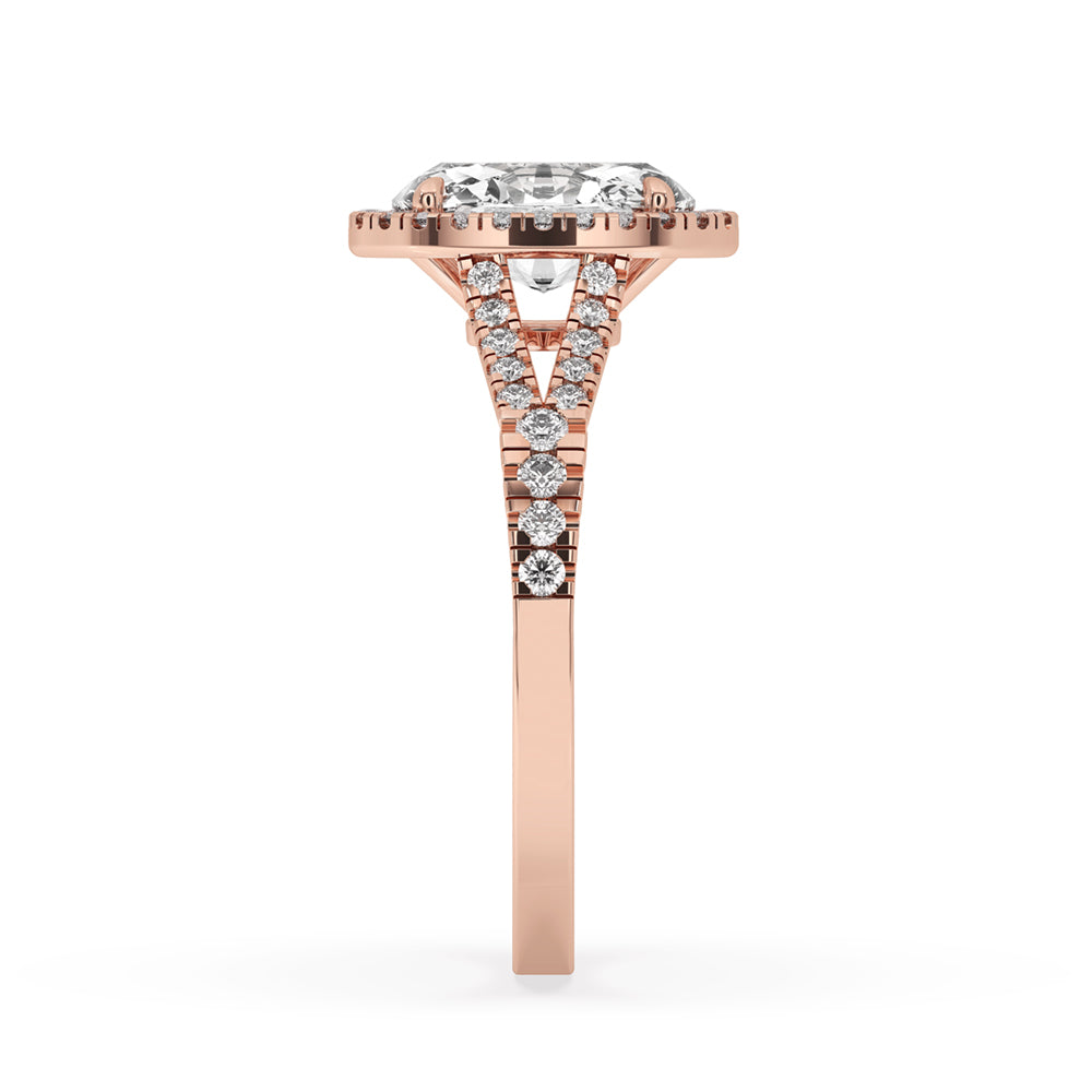 Split Shank Engagement Ring