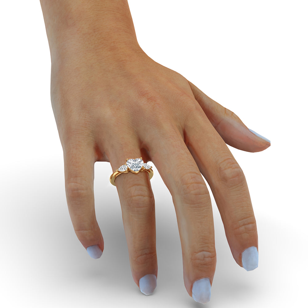 Three Stone Engagement Ring