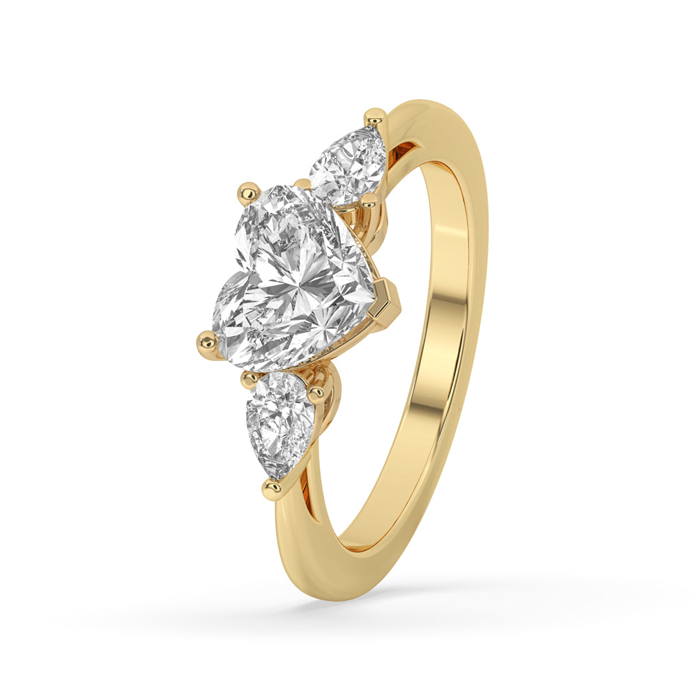 Three Stone Engagement Ring