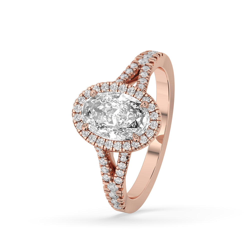 Split Shank Engagement Ring