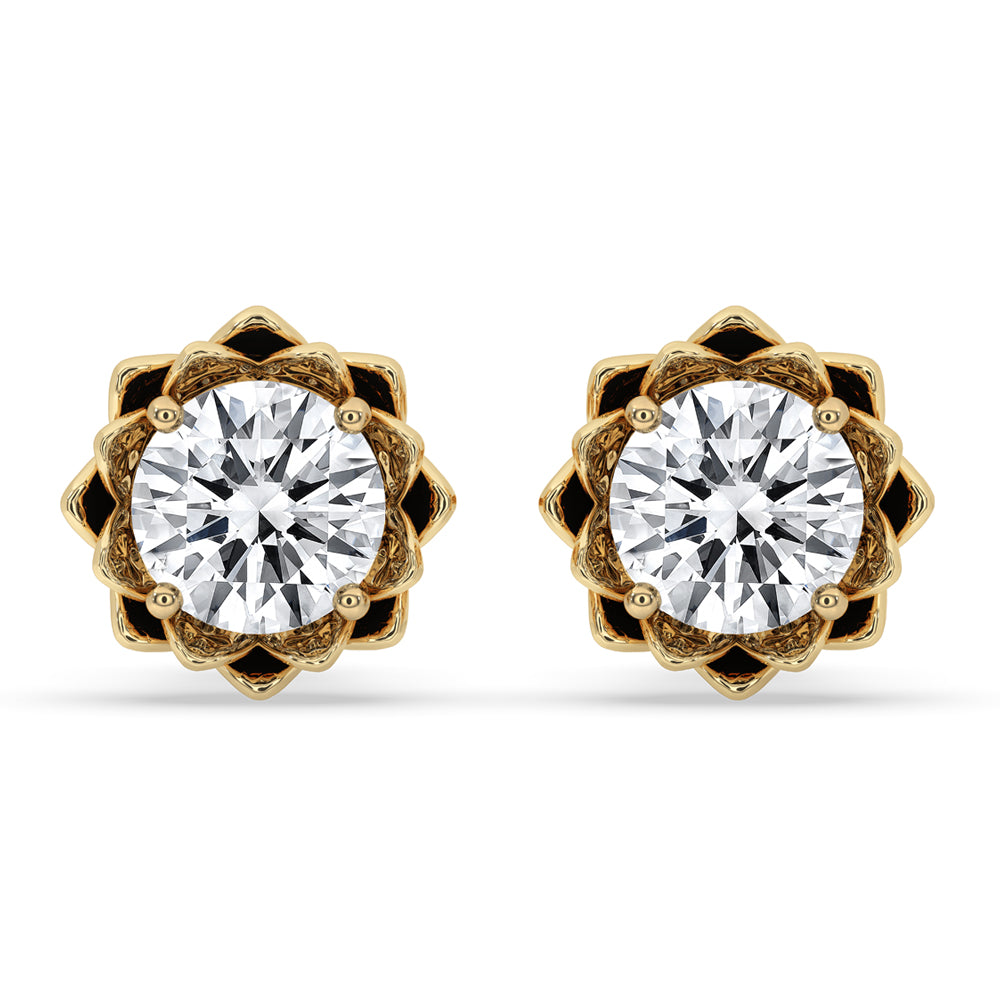 Flower Stud Earrings For Women