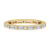 Bar Set Baguette Diamond Wedding Band