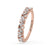 Stunning handmade baguette wedding band perfect for special moments.
