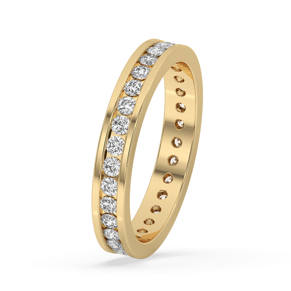 Channel Set Diamond Band