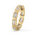 Elegant bezel set wedding band crafted with IGI certified lab grown diamonds.
