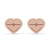 Heart Shaped Diamond Earrings