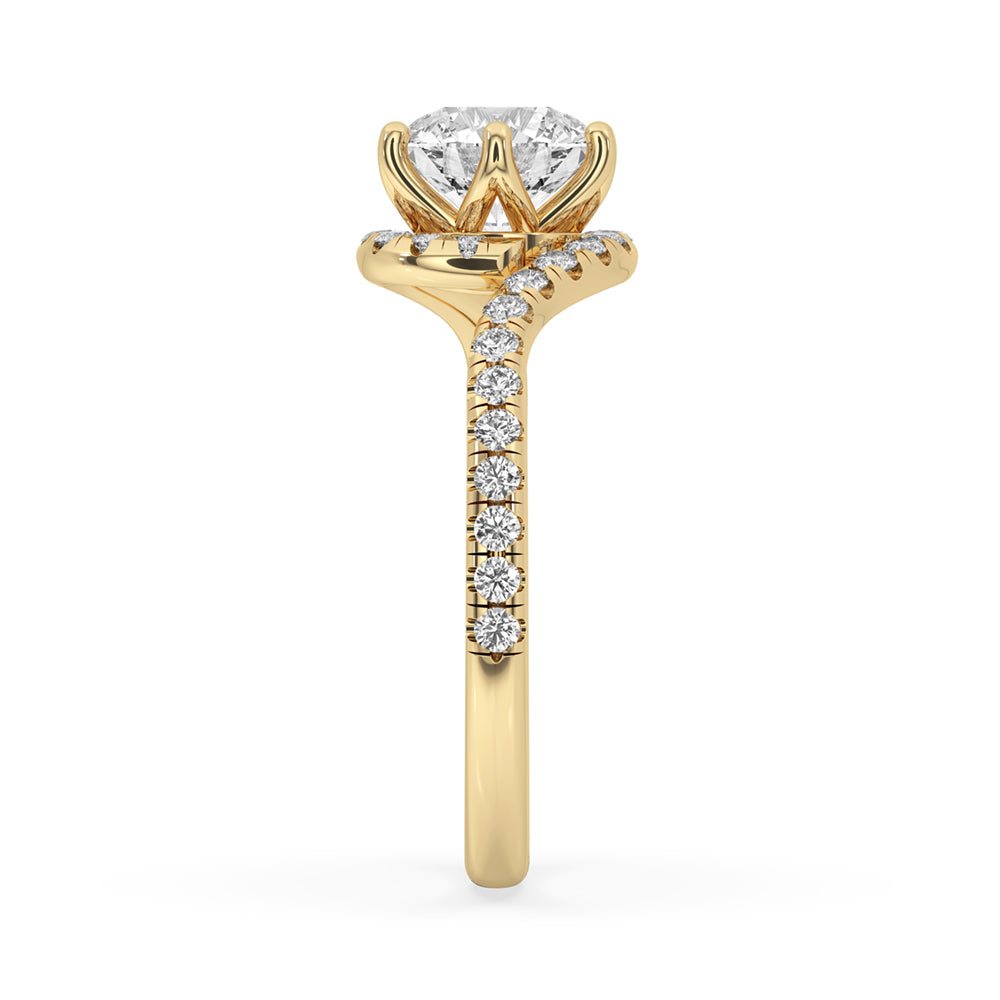 Classic Twisted Engagement Ring