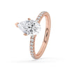 Pear Pave Engagement Ring