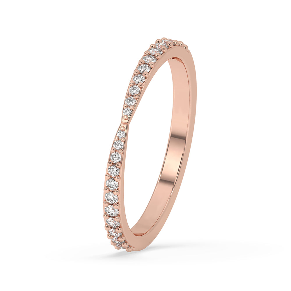 Stunning round diamond wedding band for timeless beauty
