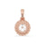 Halo Pendant – Round Cut Diamond