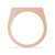 Rose Gold Wedding Band For Womens