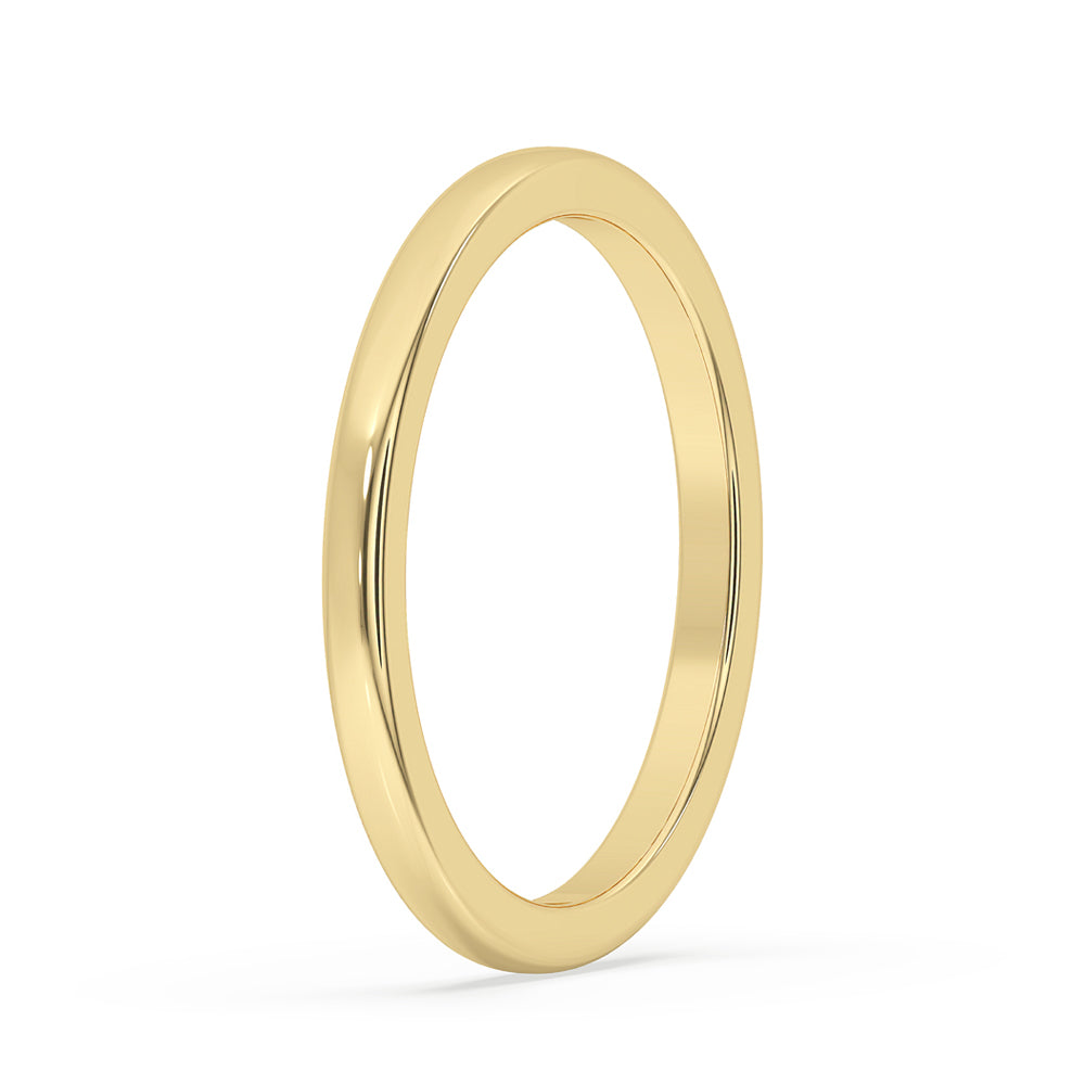 Classic Solid Gold Comfort Fit Wedding Band