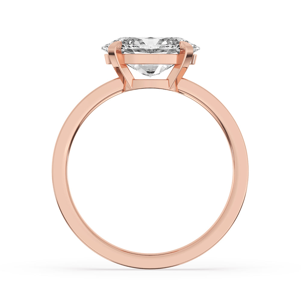 Oval Cut Solitaire Engagement Ring