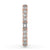 Rose Gold Full Diamond Eternity Rings