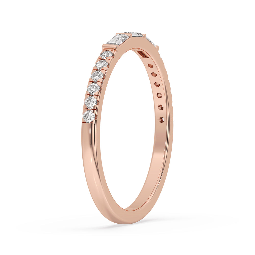 Half Eternity Wedding Band