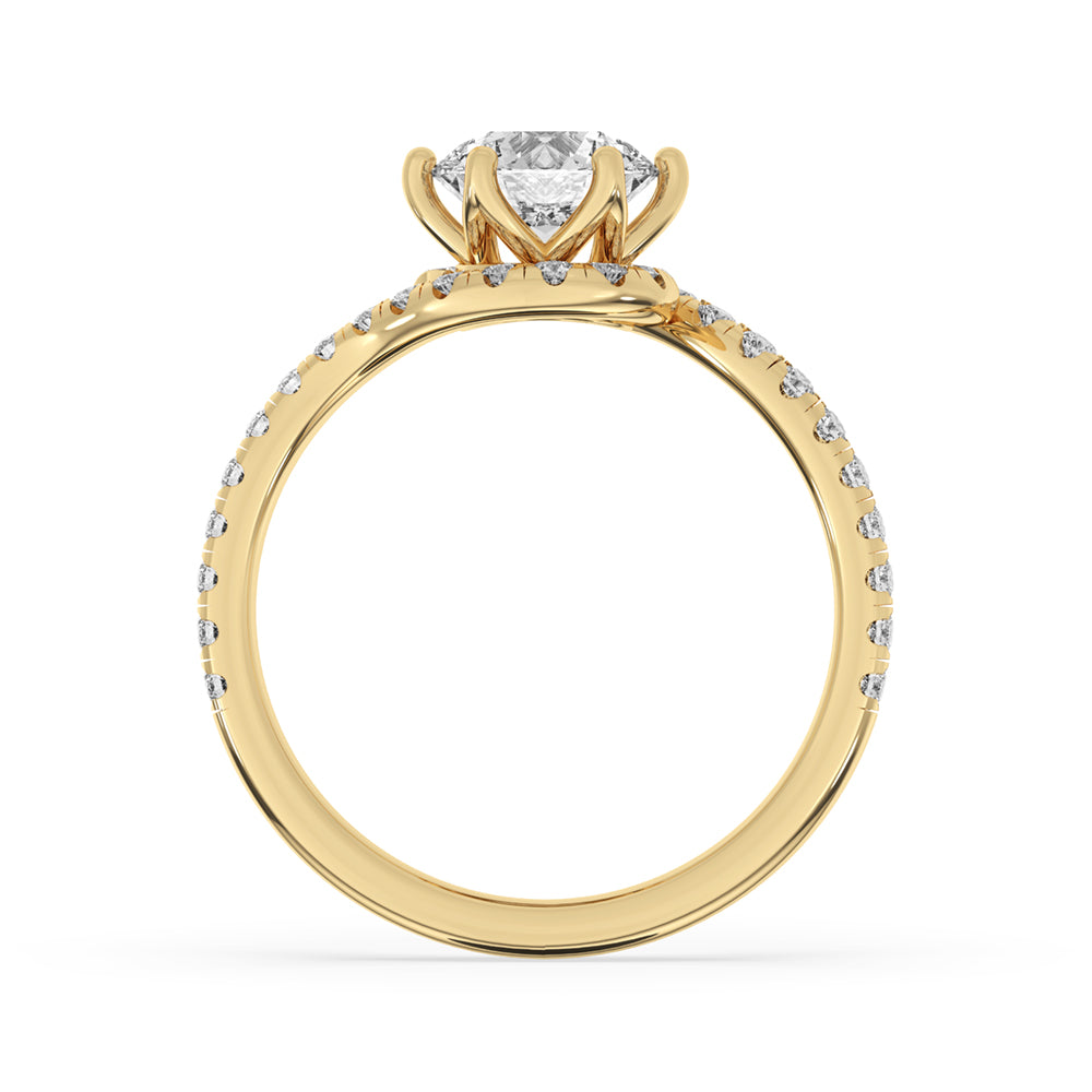 Classic Twisted Engagement Ring