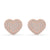 Heart Shaped Diamond Earrings