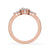 Tapered Shank Ring In Rose Gold