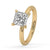 Princess Cut Diamond Solitaire Engagement Ring