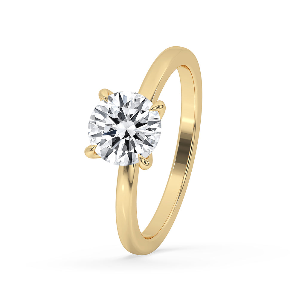 Round Solitaire Engagement Ring