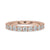 Full Eternity Wedding Band In Rose Gold