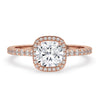 Cushion Cut Halo Engagement Rings