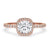 Cushion Cut Halo Engagement Rings