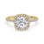 2 Carat Cushion Cut Diamond Ring With Pave Band