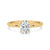 Lab Created Diamond Oval Solitaire Engagement Ring