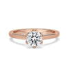 Round Cut Diamond Solitaire Engagement Ring