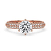 Classic Knife Edge Solitaire Engagement Ring