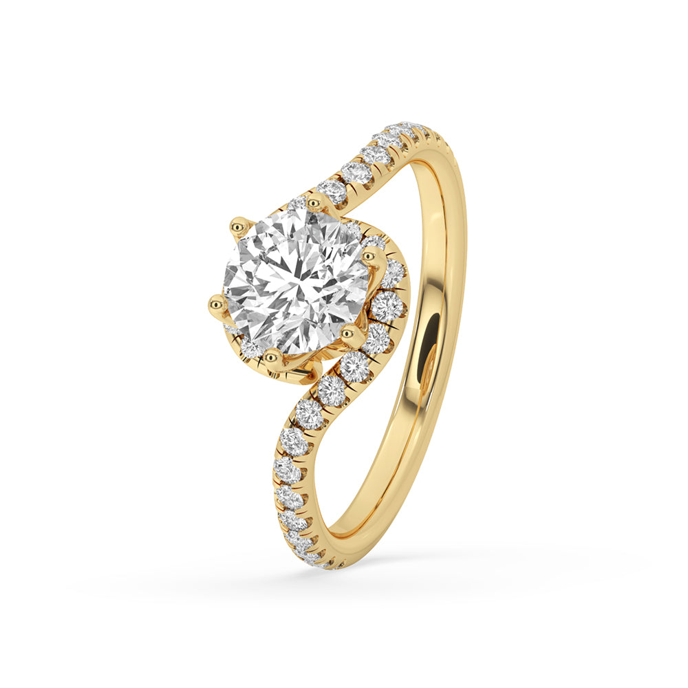 Classic Twisted Engagement Ring