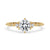 Round Cut Muse Engagement Ring In Yellow Gold