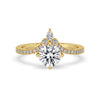 Classic Designer Engagement Ring In Yellow Gold