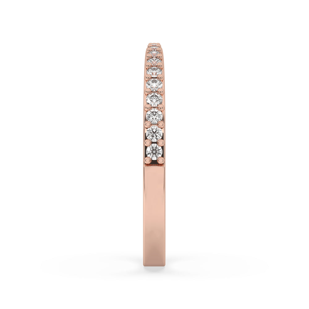 Beautiful round diamond eternity band for everlasting love
