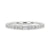 Classic Half Eternity Wedding Ring In White Gold