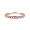 Round Lab Grown Diamond Half Eternity Band