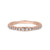 Round Lab Grown Diamond Half Eternity Band