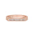 Rose Gold Wedding Band For Womens