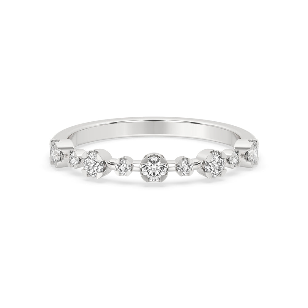 Half Eternity Diamond Wedding Band