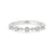 Half Eternity Wedding Band with elegant design and sparkling diamonds.