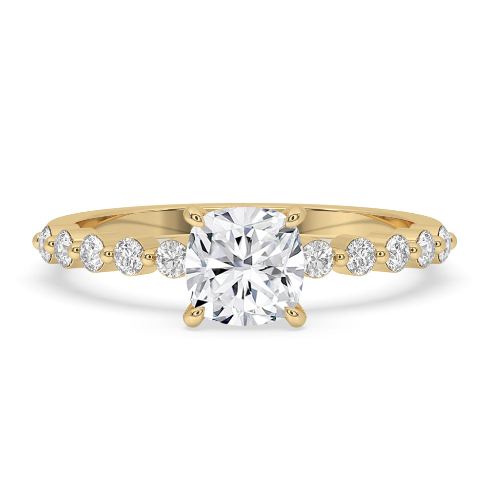 2 Carat Cushion Cut Diamond Ring