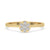 Tapered Cathedral Engagement Ring