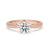 Tapered Shank Engagement Ring