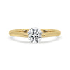 Single diamond engagement ring with a stunning round diamond solitaire setting
