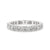 White Gold Eternity Wedding Band