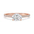 Petite Shared Prong Diamond Engagement Ring